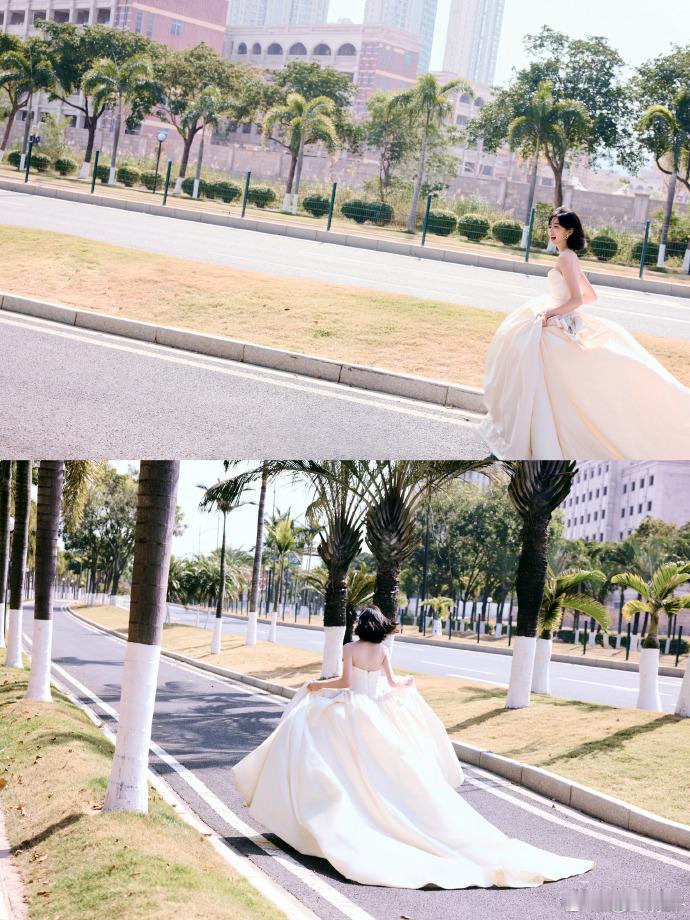 陆鸣你看夏雪穿婚纱了 陆鸣你看，夏雪终于穿上婚纱了。这一幕美得让人想哭，头纱裙摆