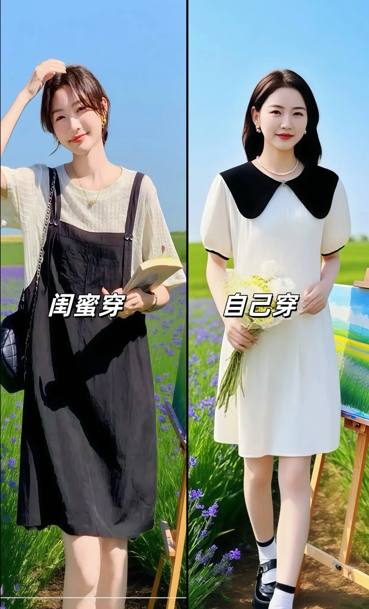 夏日通勤休闲穿搭 夏日穿搭有这搭配公式就够了 夏日裙子配鞋子的穿搭公式...