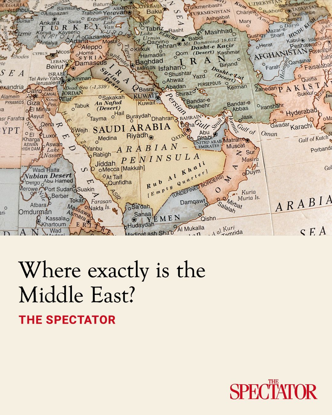 中东究竟位于哪里？该术语最早由美国海军战略学者阿尔弗雷德·塞耶·马汉 (Alfr