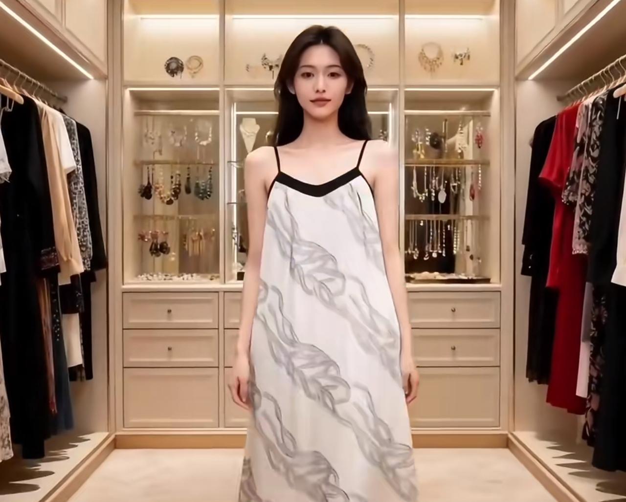 最近这件裙子火了，

甚至要创下双十一的销售记录了，

只能说曾医生太厉害了。