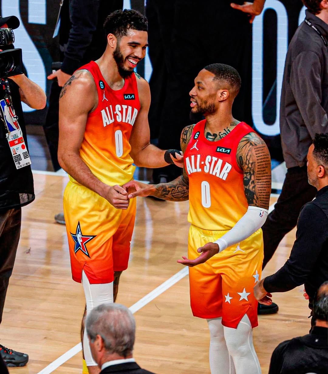 凯尔特人图库[超话] 塔图姆跟利拉德，正式联手一次，这个可以有吗？nba交易凯尔