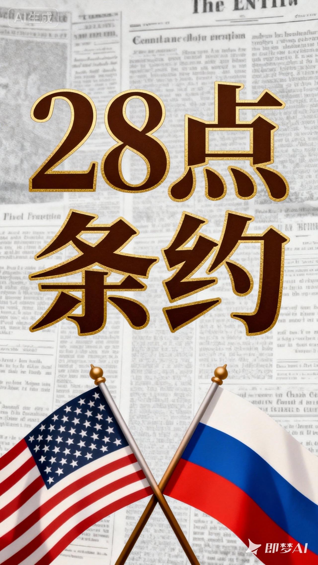 泽连斯接招是“死”，不接招也是“死”
 美国主导的俄乌冲突“28点和平协议”草案