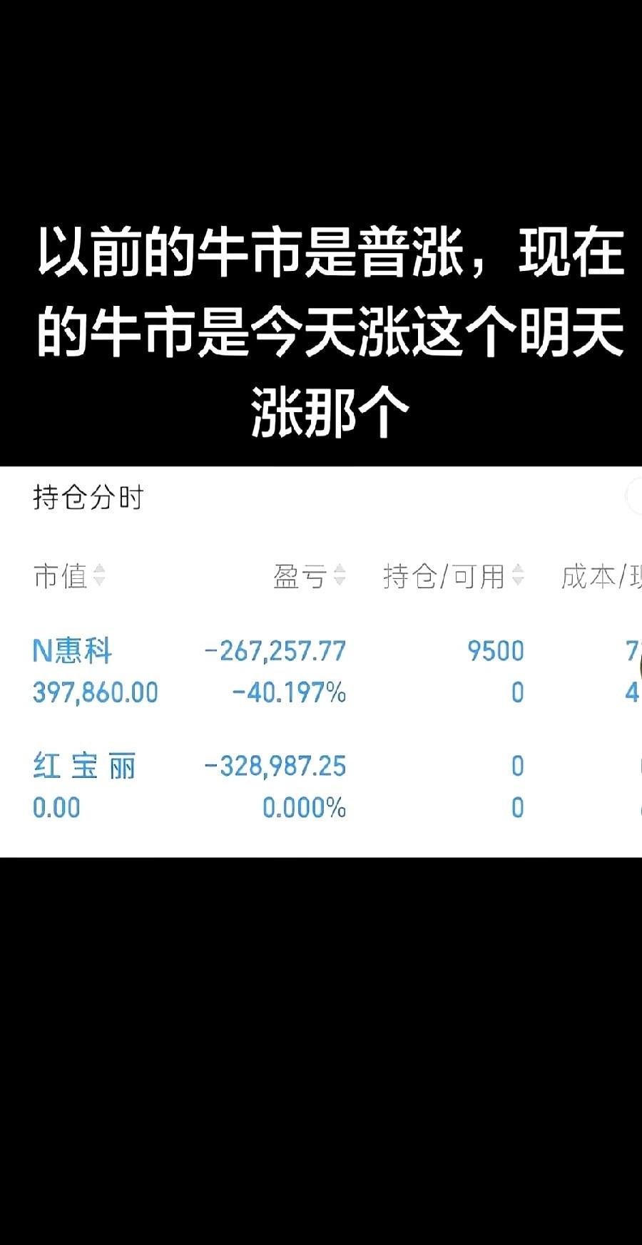现在的A股，越来越像一出戏了。
戏里的主角，是一户穷得只剩一条裤子的人家。每天早