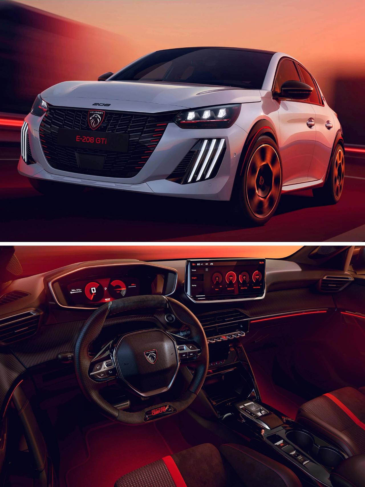 全新标致E-208 GTi
量产版车型正式发布
「动力」
参考此前概念车型
电机