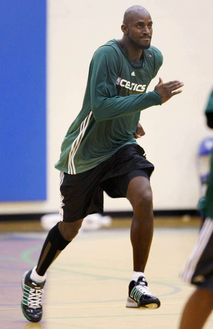 Kevin Garnett  training 凯文加内特
