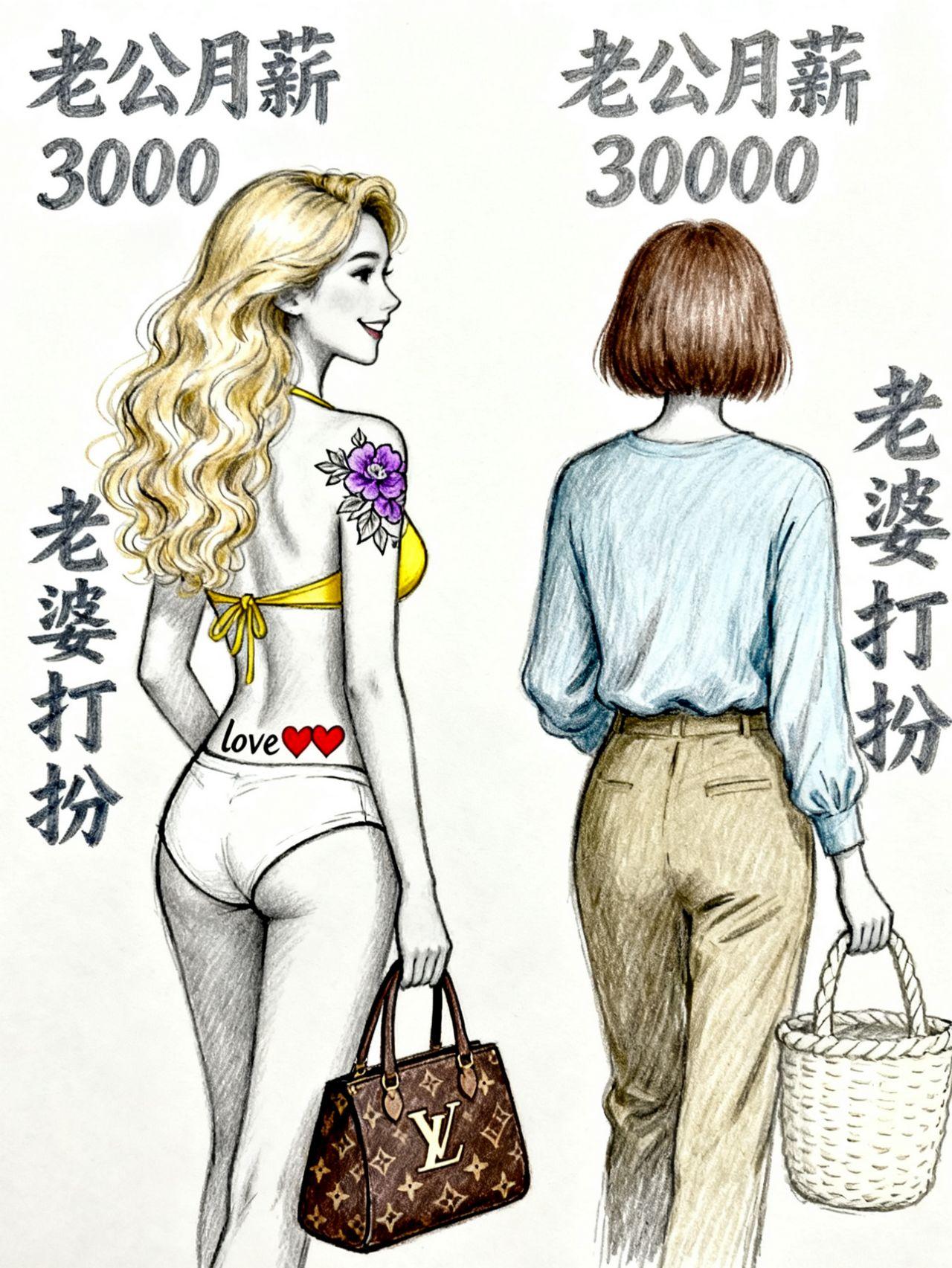 下面这个画面，谁家媳妇看的入眼，高收入看着舒服，底收入看着有点抢眼，友友们作何理