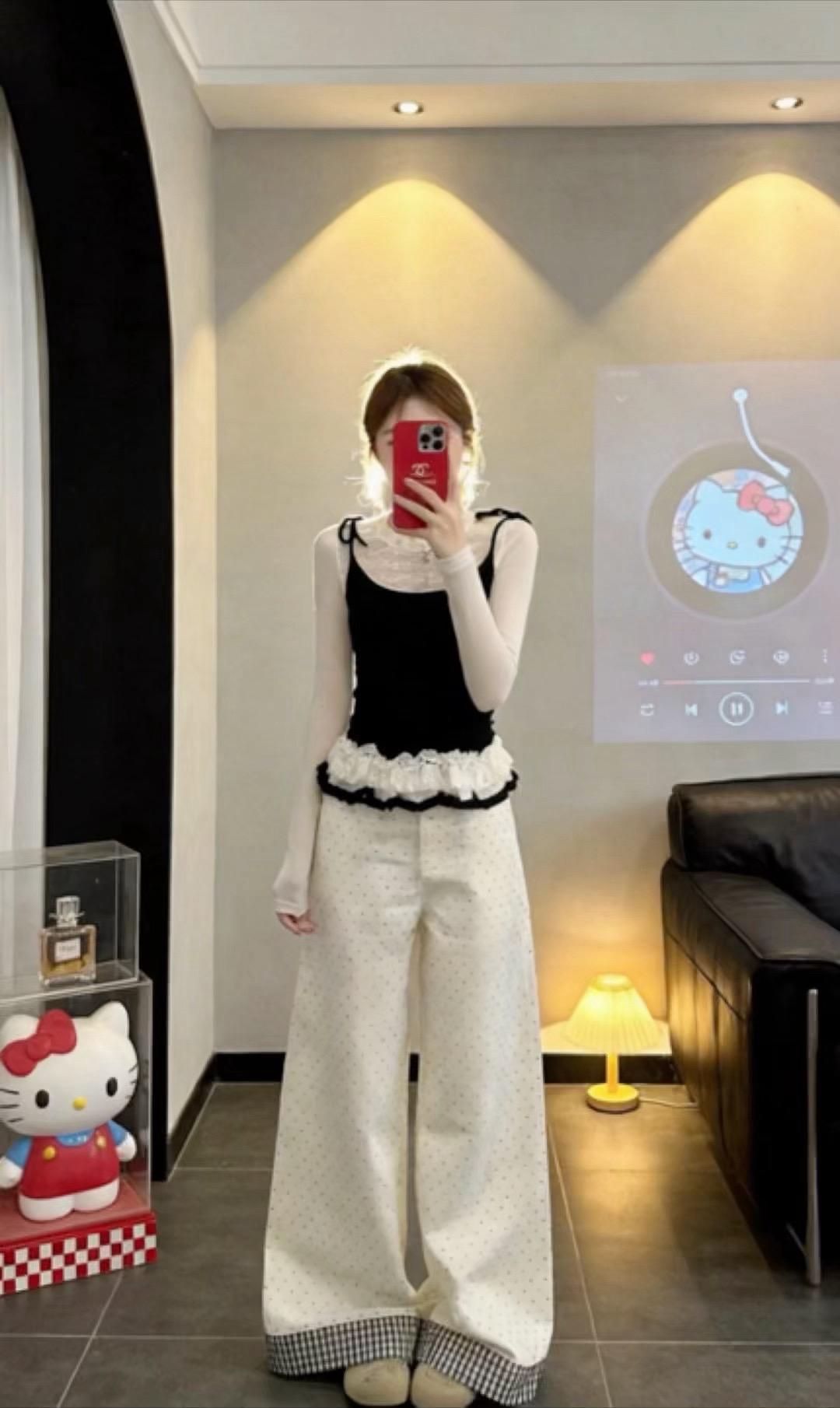 韩系穿搭 遮肉显瘦 辣妹穿搭 春季新款 显瘦显高显腿长