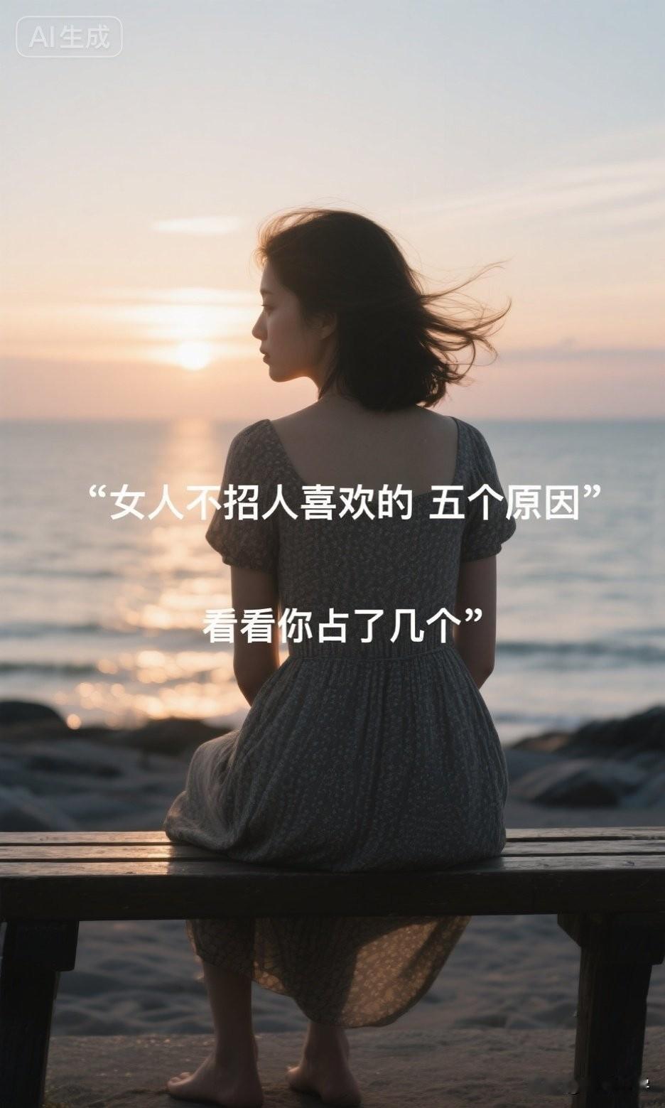 女人不招人喜欢的五个原因，看看你占了几个。

作家毛姆说过：“女人的魅力，不在于