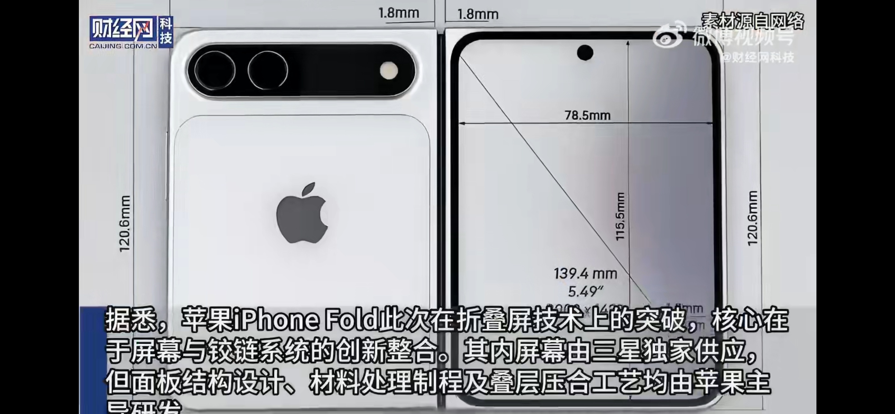 iPhoneFold或可避免永久性折痕还是觉得，折叠屏最多只能减小折痕，体验上做