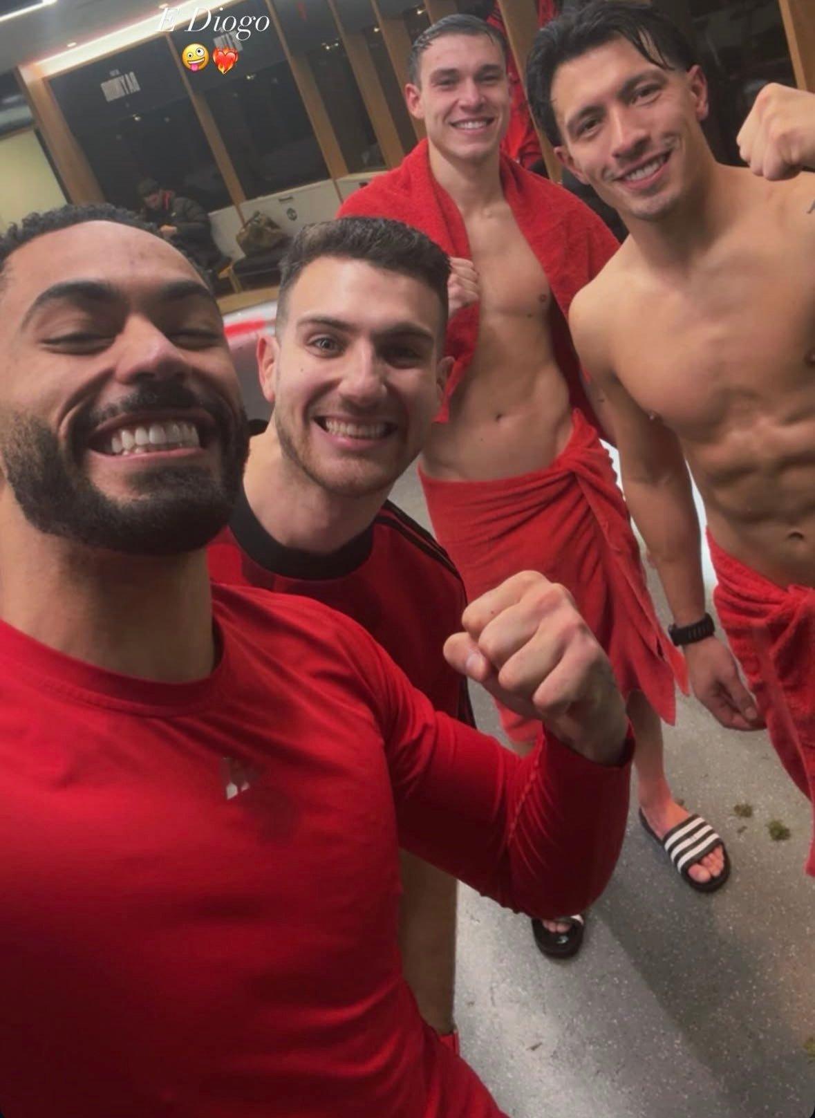 赛后更衣室。曼联1比0纽卡斯尔联曼联vs纽卡斯尔联