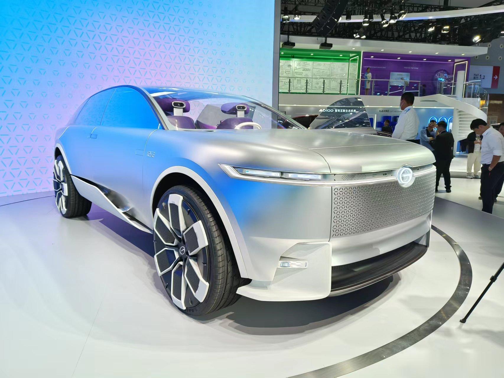2023广州车展，广汽集团发布全新智净旗舰氢电概念车——ERA纪元。外观方面，身
