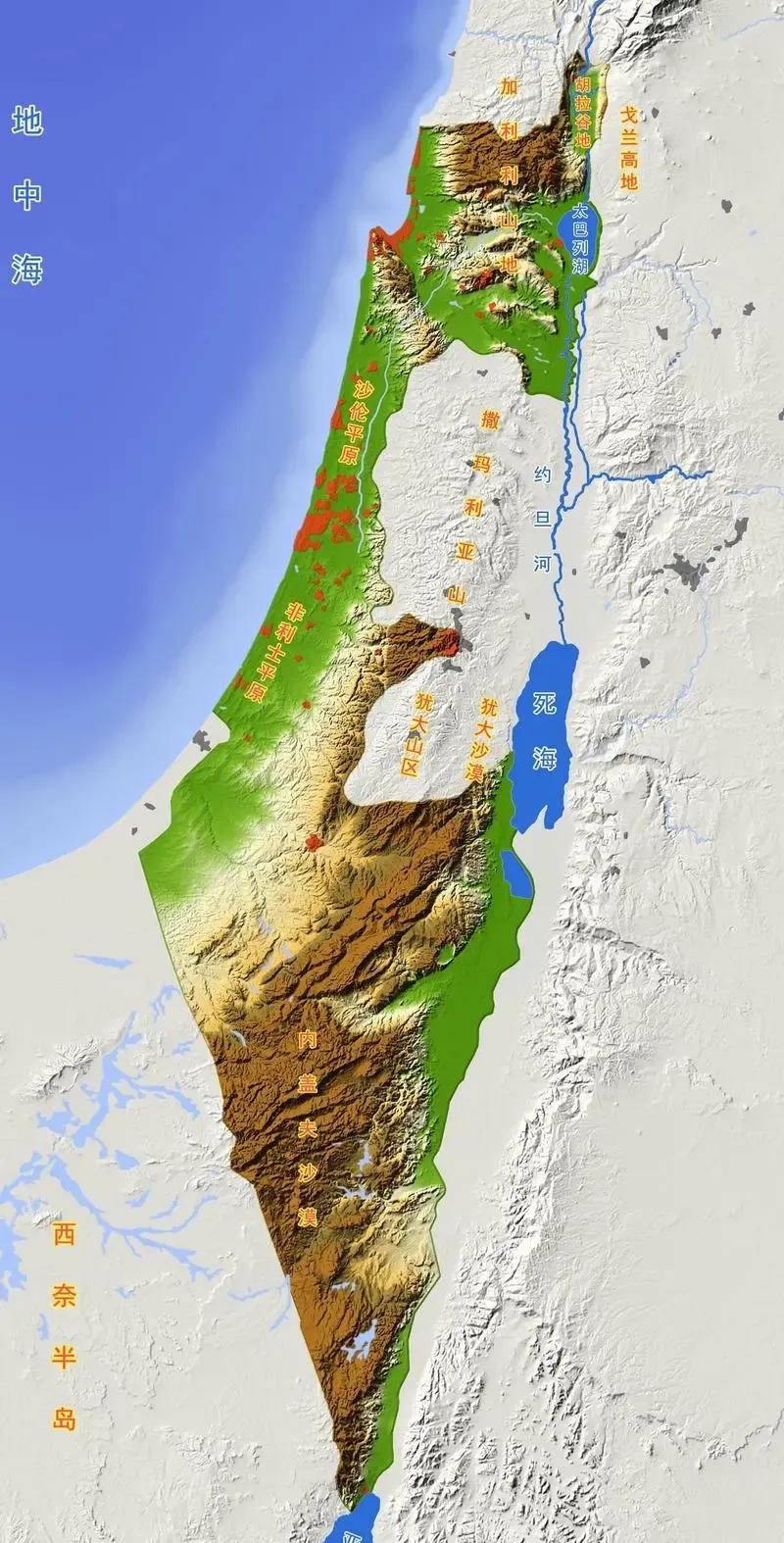 以色列位于亚洲西部，南连亚喀巴湾，西濒地中海，是亚、非、欧三大洲结合处，目前实际