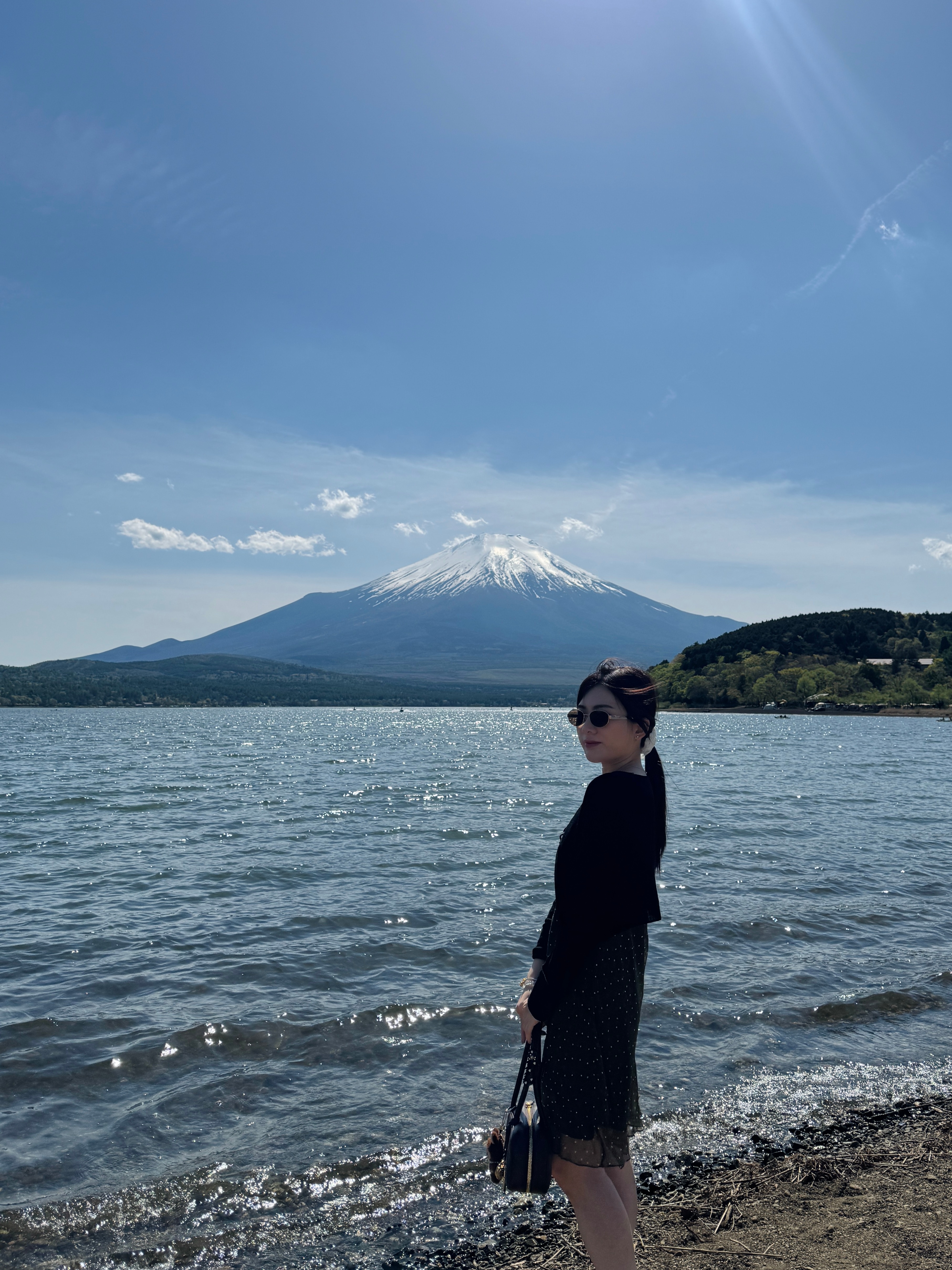 很幸运的遇见了能见度为10的富士山🏔️堵车5h是值得的！ 日本·富士山