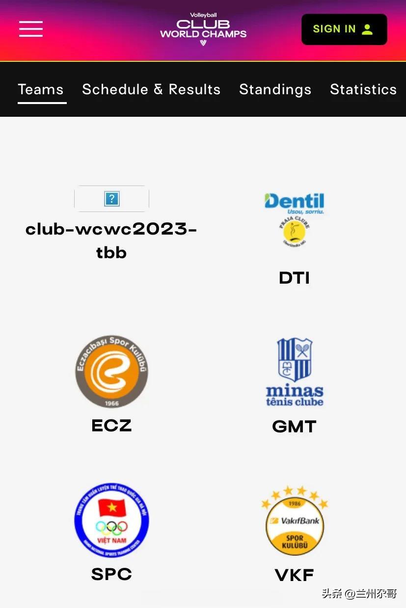 世俱杯官网正式公布【FIVB】2023年女排六支参赛球队：
1️⃣中国（东道主）