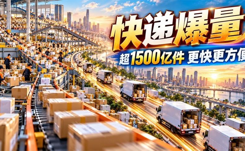 全国快递业务量超1500亿件，比去年提前12天，日子更方便