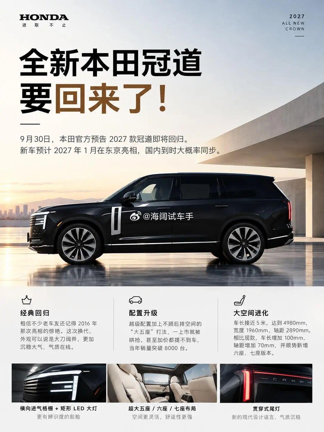 本田全新冠道长这样？？？啥时候国产呢？？