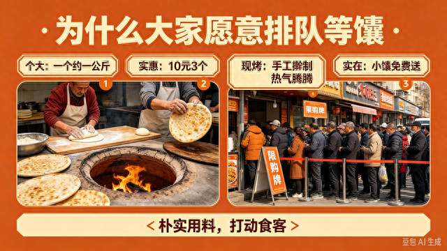 西安爆火阿达西烤馕，顾客排队数小时