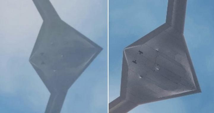 所谓“水分子”，实际上就是拿美国飞机P了一下，当然国产大蝙蝠大概率也是这种造型。