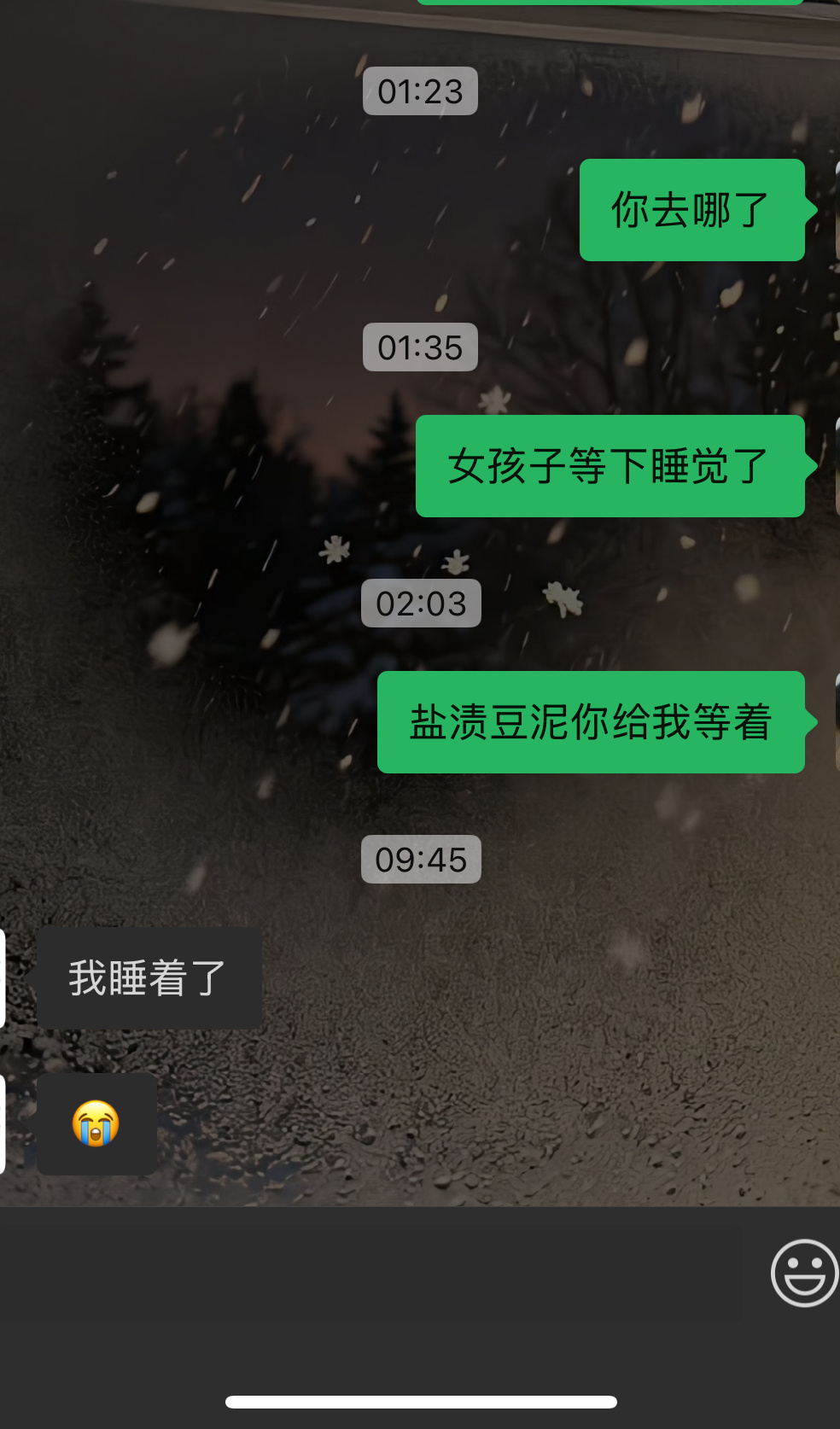 昨晚有一个女孩辜负了我 