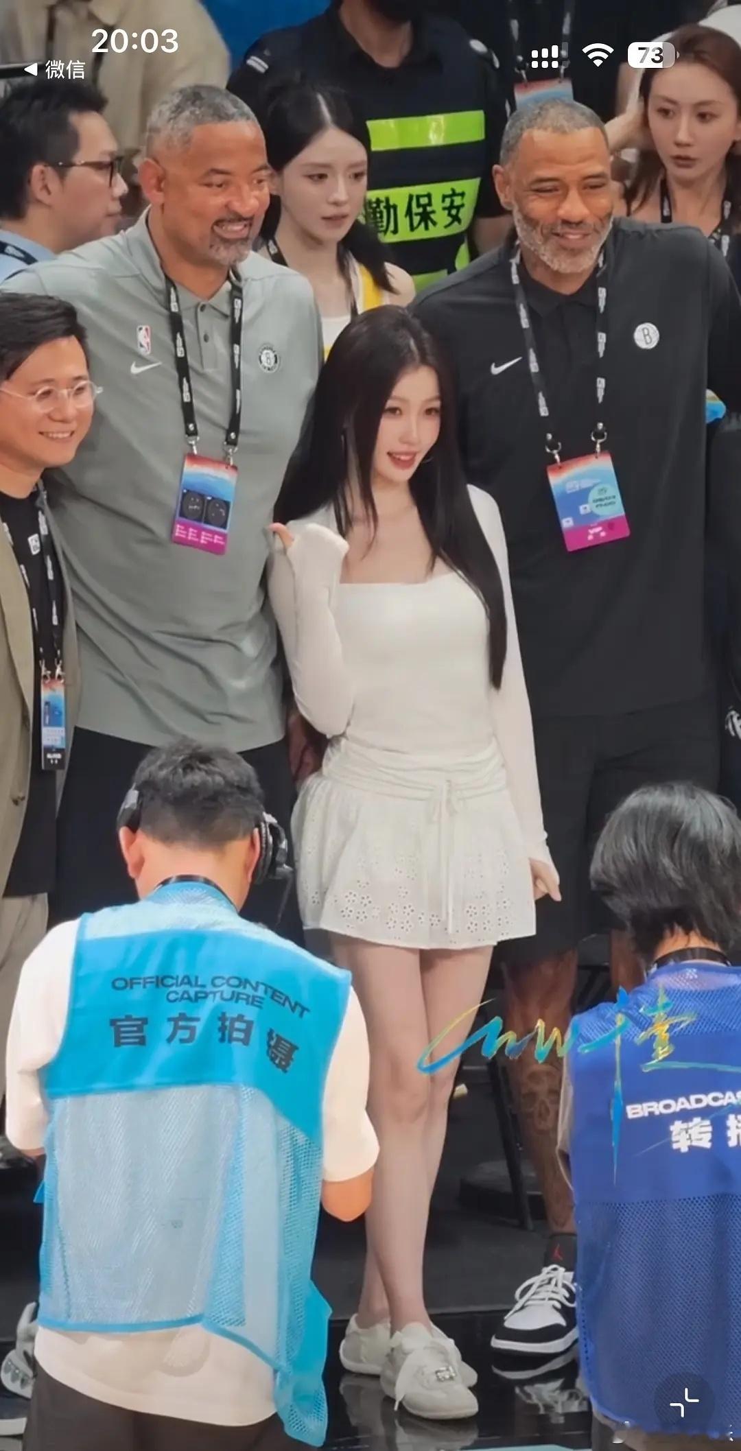 虞书欣真的是高妹啊，平常真的看不出来 