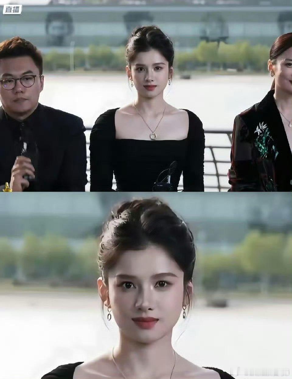 近距离欣赏张婧仪的顶级骨相 完美头骨就是这样无惧怼脸 ​​​