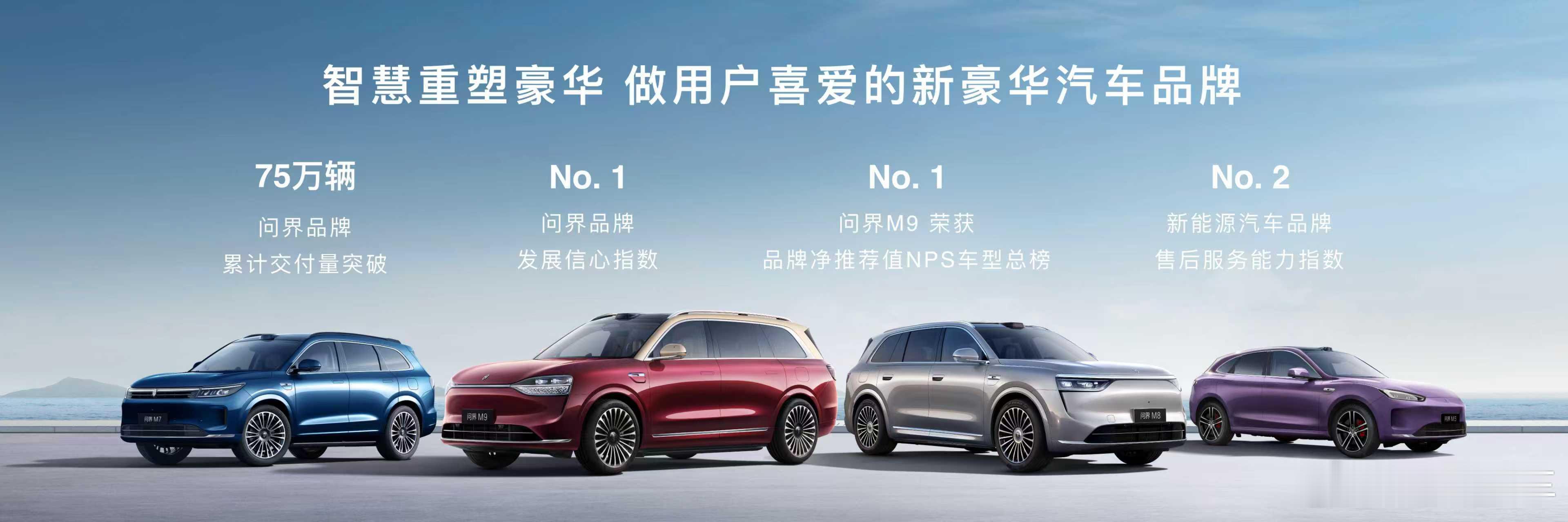 智界及问界秋季新品发布会问界M8纯电版上市 问界发展得还挺好！累计交付超75万辆