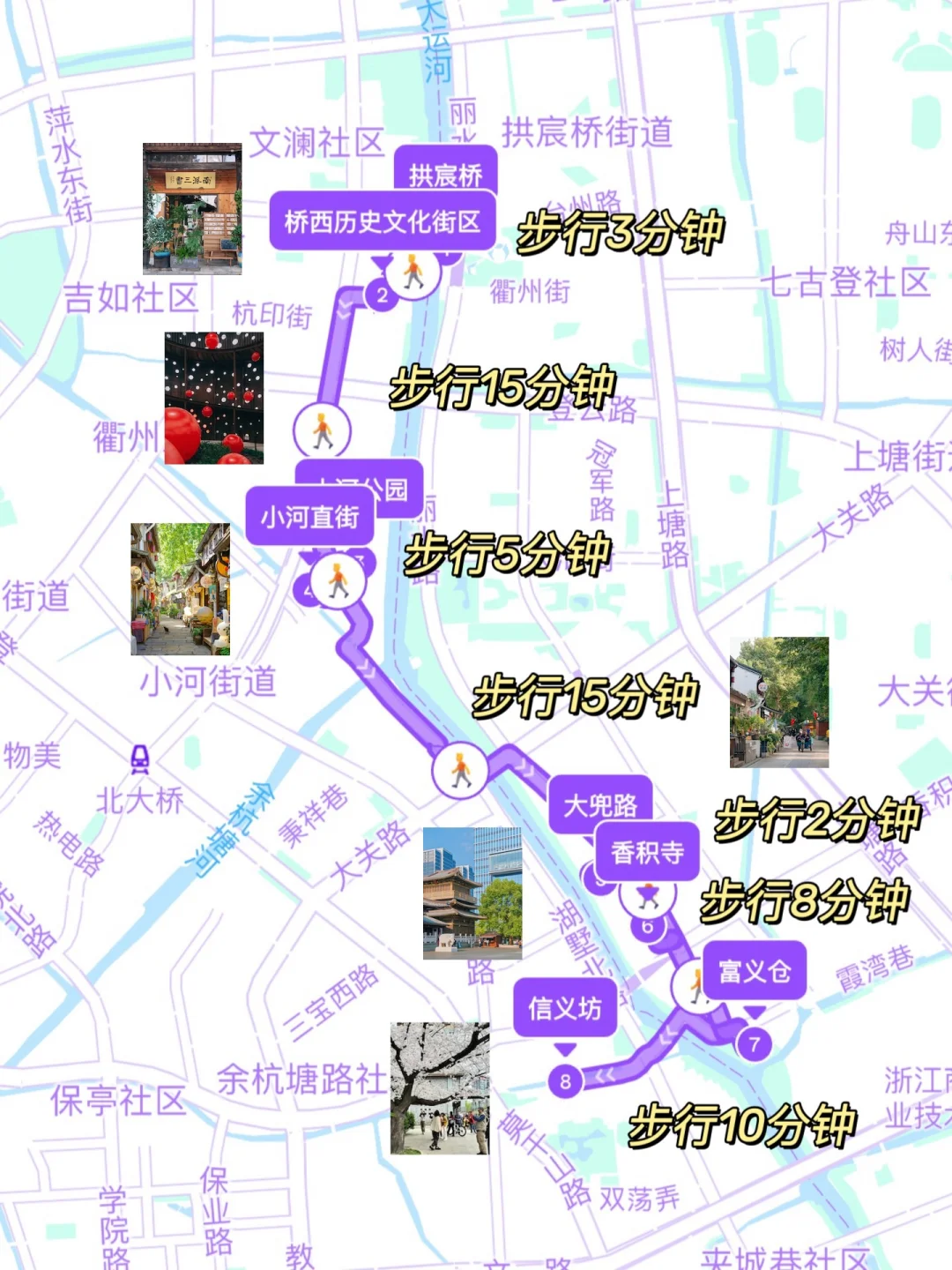 抄作业❗️这个秋天来杭州✅citywalk5️⃣条路线