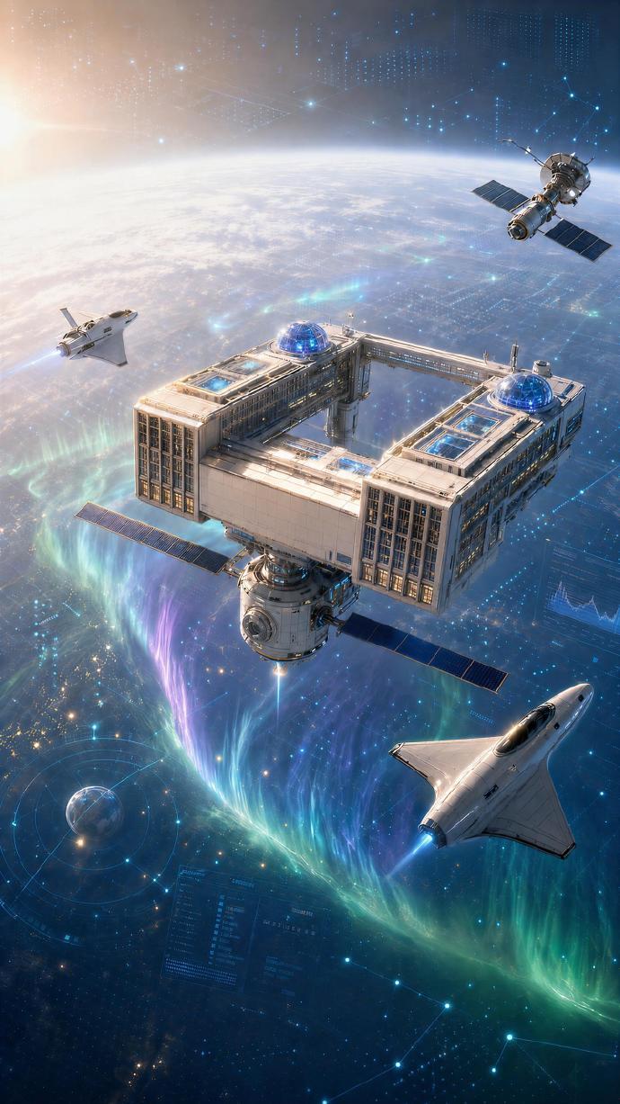 让我们在近地轨道和太空安个家
其实是之前没用上的备选方案啦，但是在近地轨道和宇宙