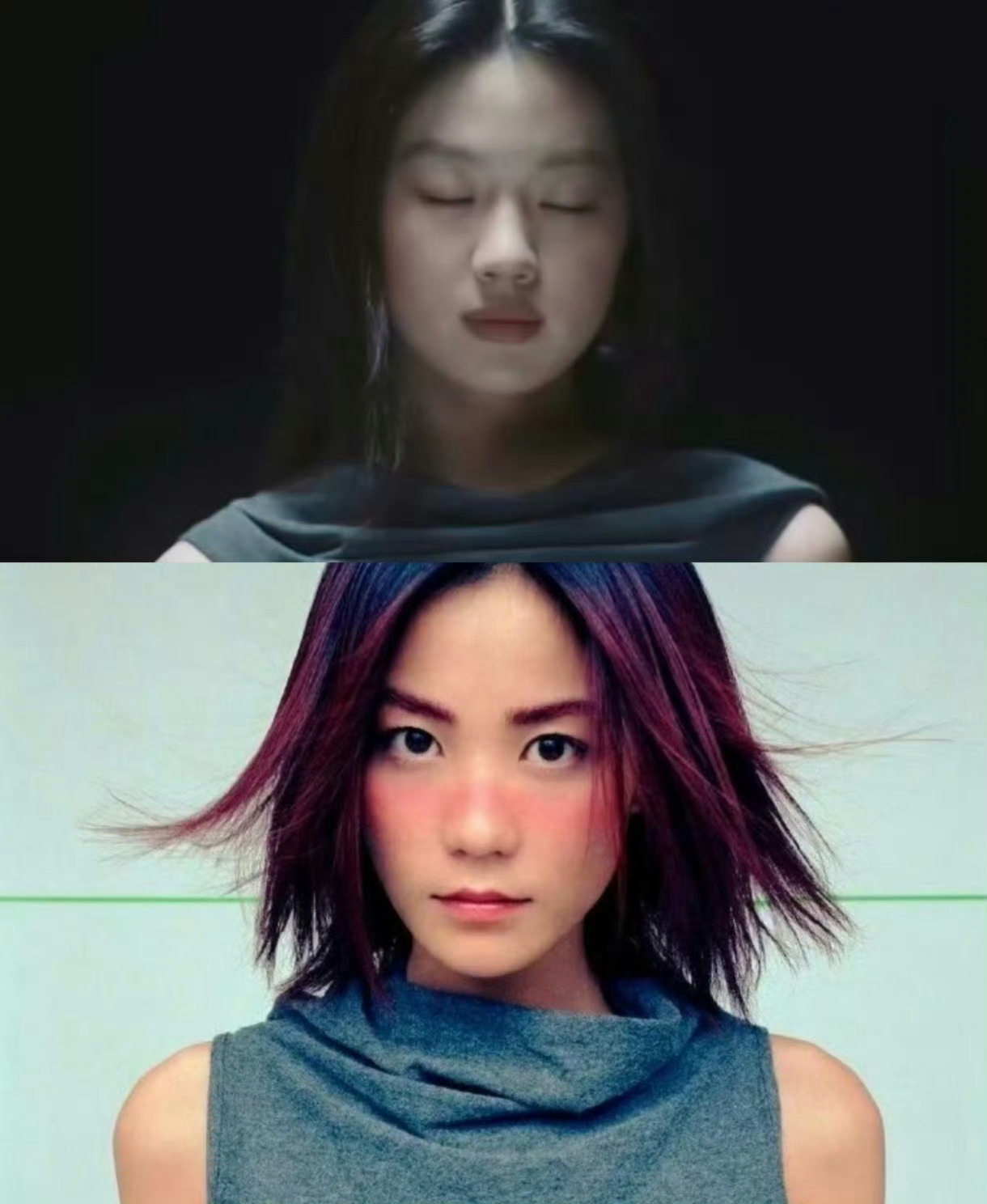 单依纯王菲 造型王菲：晦气！退退退！🤺🤺🤺 