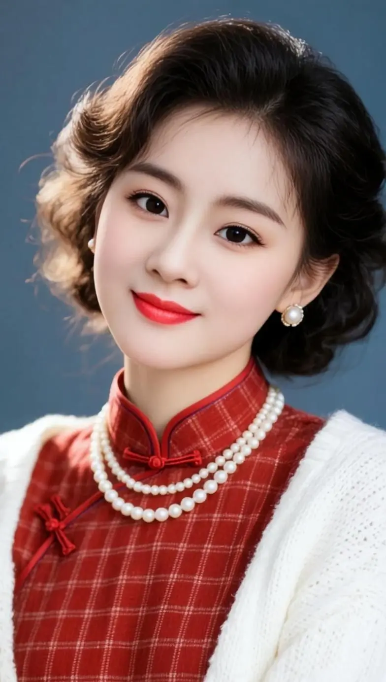 AI复古旗袍写真 ai创作