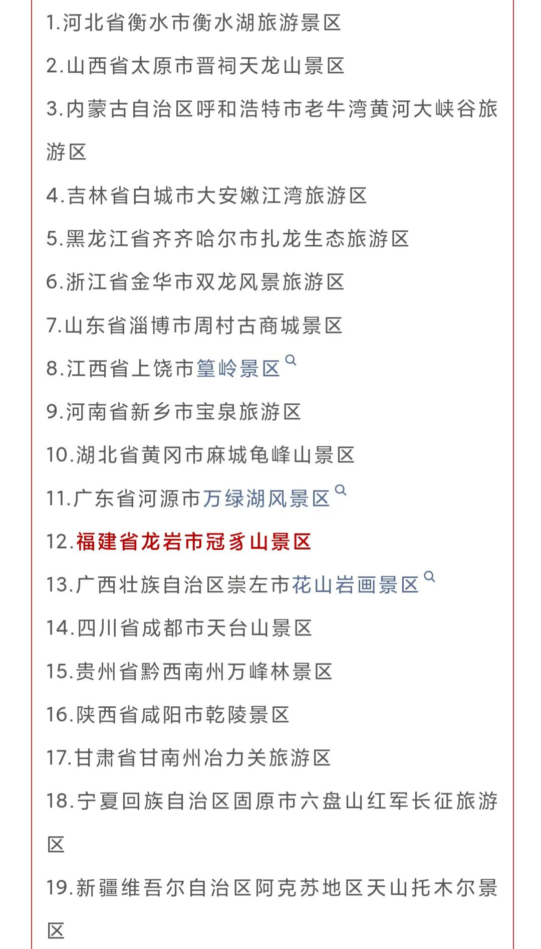 要涨门票了？我国新增19个国家5A级旅游景区。天南地北都有，看看有你家乡的景区嘛