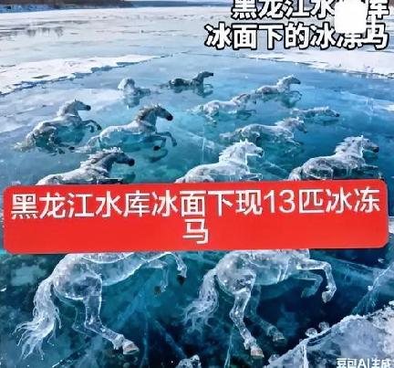 冰下13匹冻马之殇！
七旬养殖户痛失30万，
放养+无保险
双重困境引深思
 