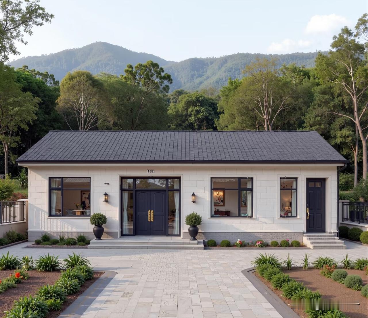 在农村盖房子，10万可以盖一层不一层乡村自建房也挺好。一层建筑主体造价约1000