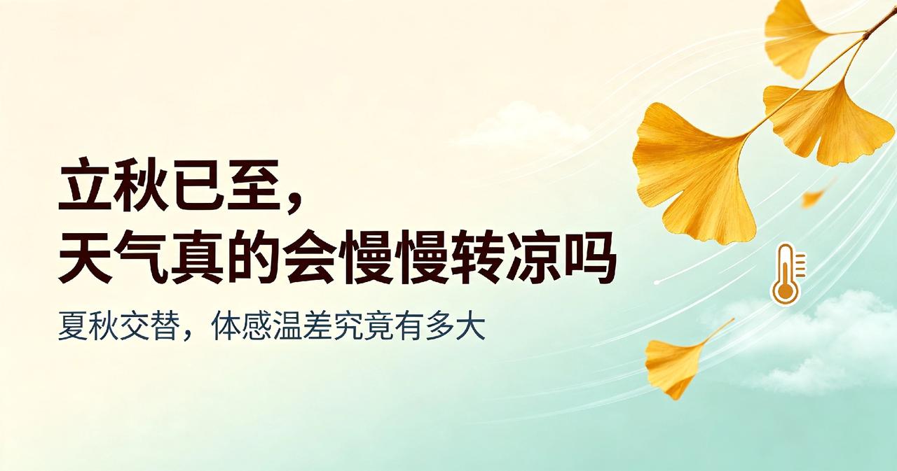 立秋已至，天气真的会慢慢转凉吗

 
夏秋交替，体感温差究竟有多大