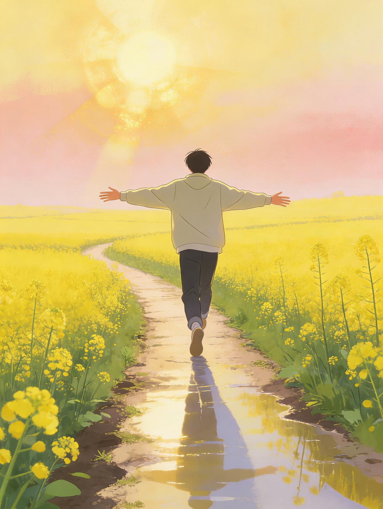 惊蛰，赴一场春的新生
 
阳气漫过仲春的刻度
乾坤间，淑气漫卷成风
寒寂被轻轻推