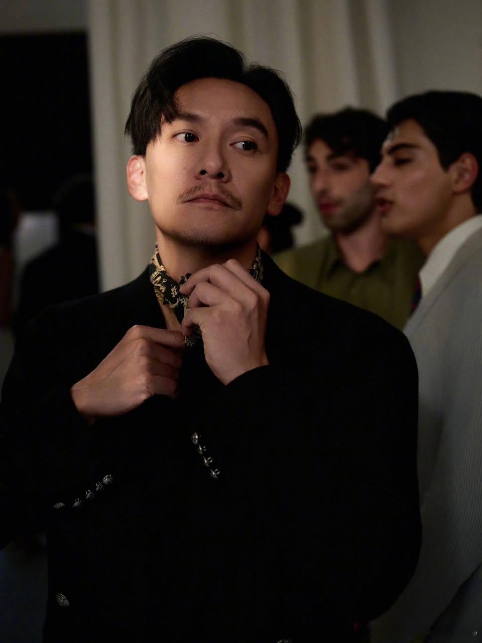 张震出席Ralph Lauren 最新男装大秀 