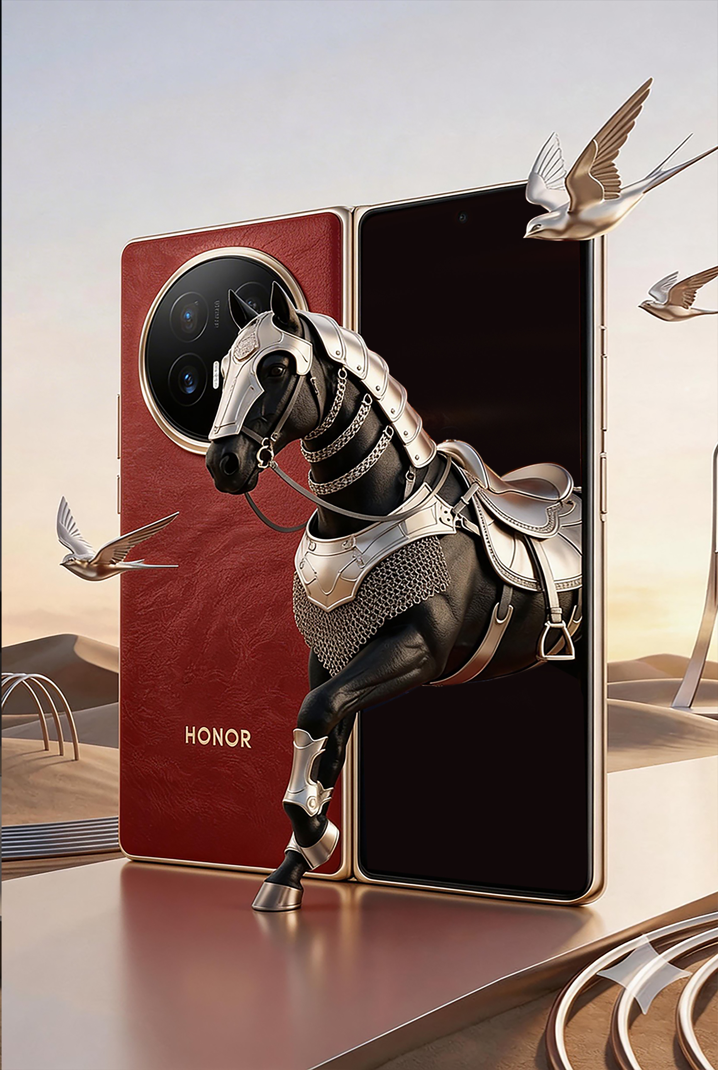 苹果新品来了在果子的折叠屏来的时候，荣耀折叠屏已经出到Magic V6了，国产折