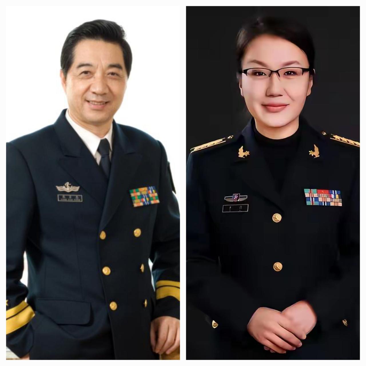 中国著名女军事专家李莉与她的老师张召忠。

这两位老师工作地点，离我家不远。
