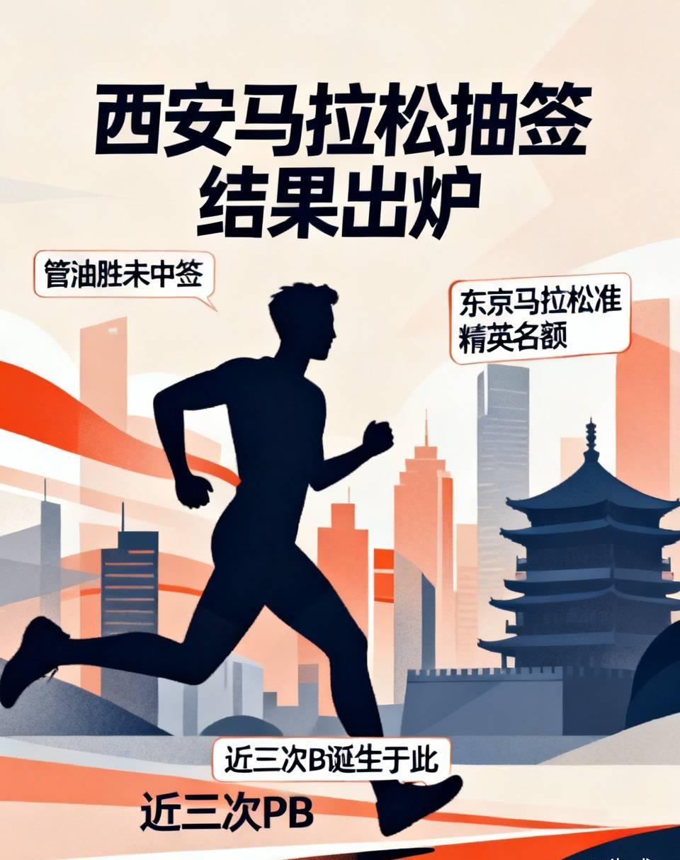 西安马拉松抽签结果出炉，管油胜意外未能中签，武明瑶、钟佳萌等精英选手同样落签。