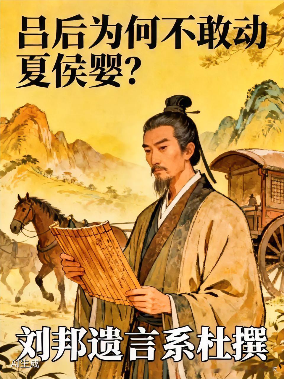 吕后杀遍功臣，为啥唯独不敢动一个车夫？网传刘邦遗言，全是假的
 
经常刷历史短视