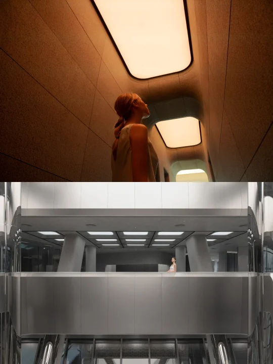 如科幻片场的展厅🟠E Studio摘得5月双奖