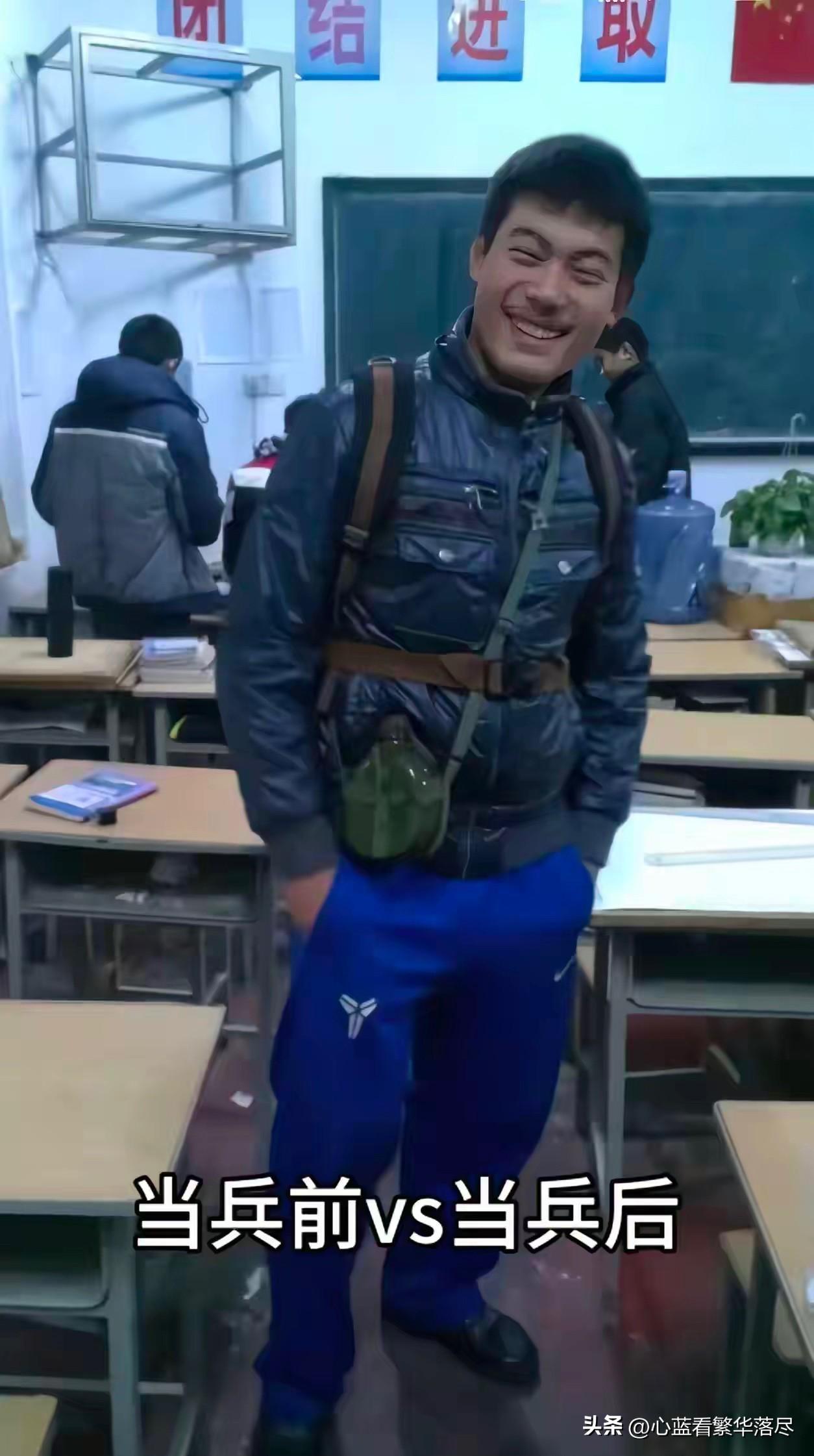 终于知道为什么有很多当父母的，都希望自己的儿子能够去当兵了，看看这位年轻小伙当兵