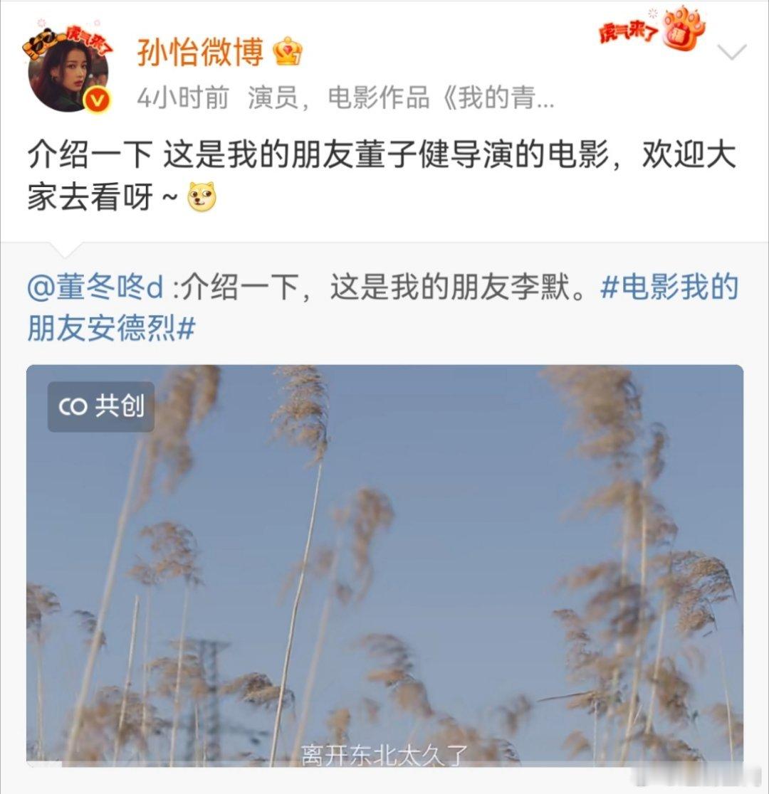 孙怡 我的朋友董子健离婚后还能这么默契互动，没有狗血只有体面，这才是成年人该有的