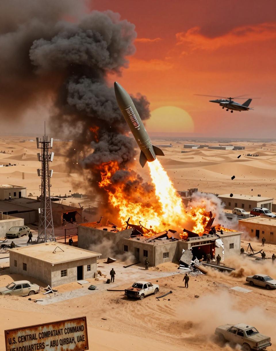 这条消息是从多哈传出来的。当地时间3月4号凌晨，乌代德空军基地上空响起了爆炸声。