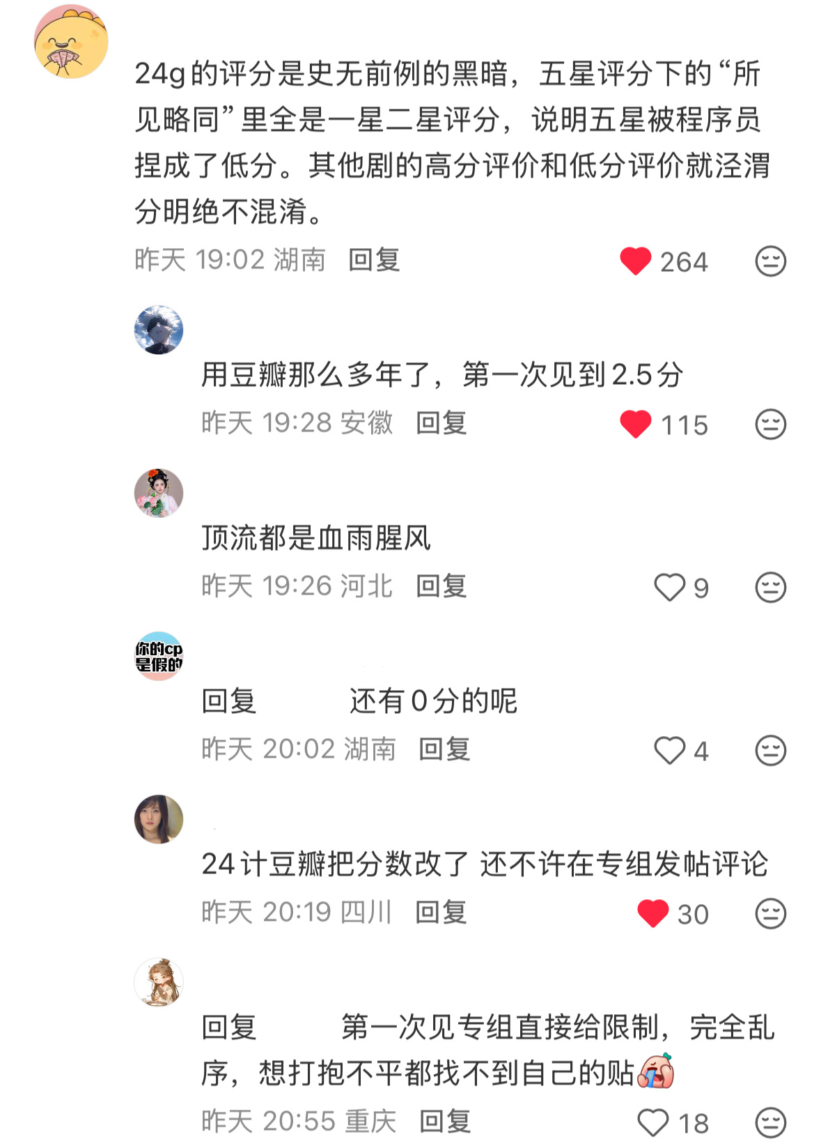 想起来了，全都想起来了～长安二十四计豆瓣评分被做局这件事，永远也忘不了！ 
