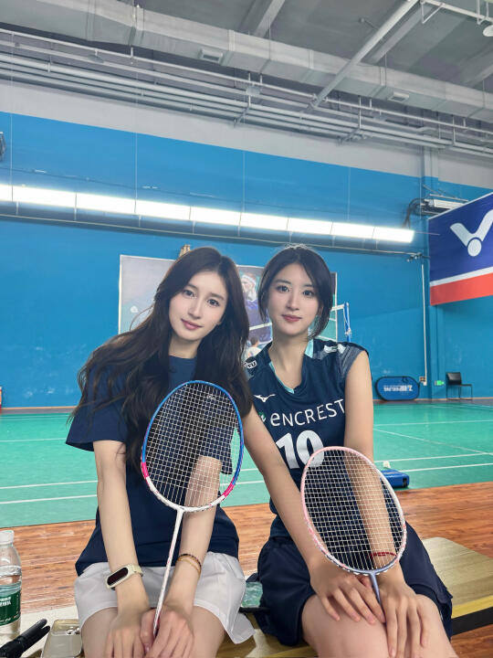 羽毛球固搭就是最最幸福的🏸