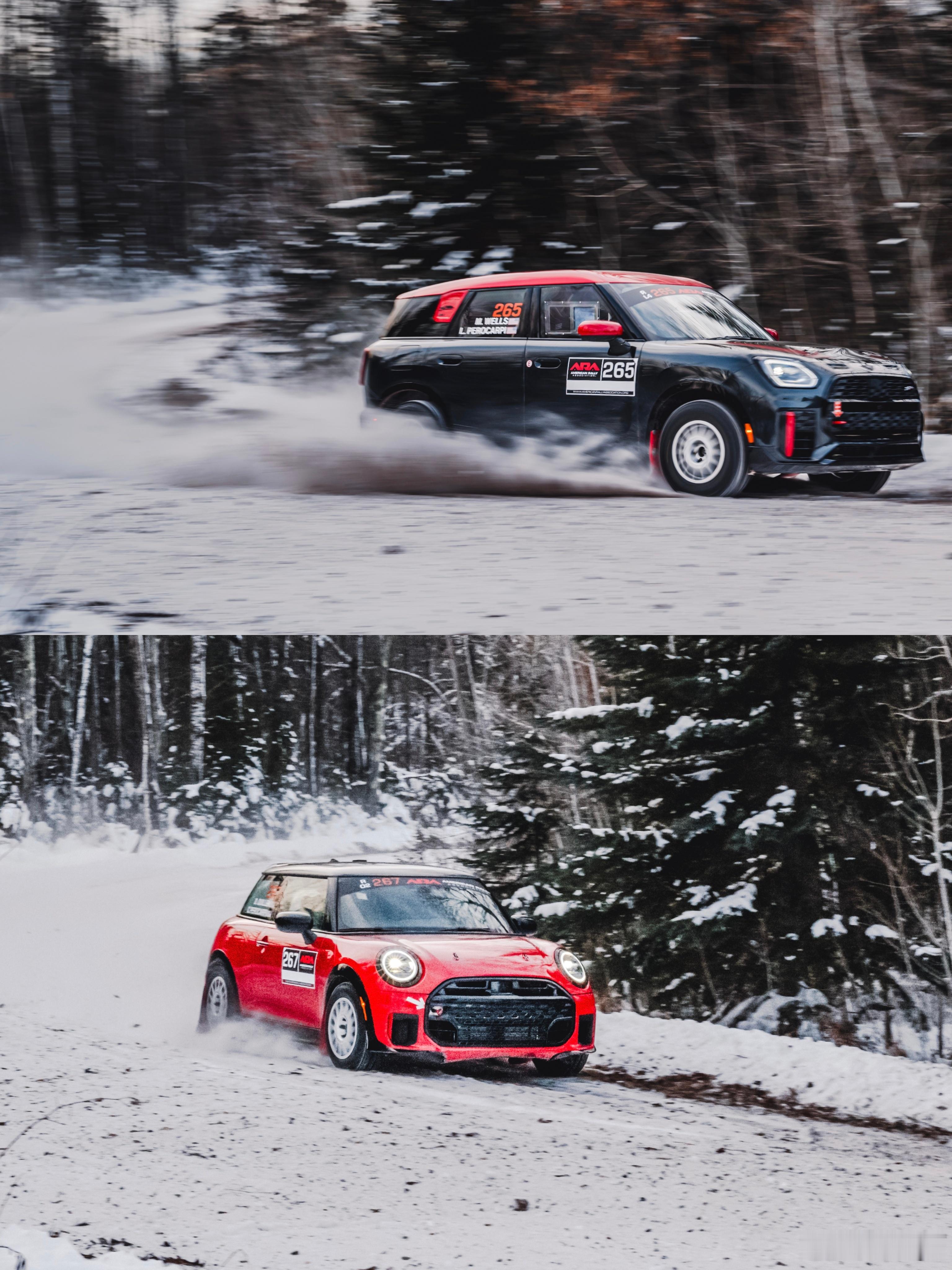 MINI素车硬刚拉力赛在刚刚结束的亚特兰大Sno*Drift拉力赛上，MINI 