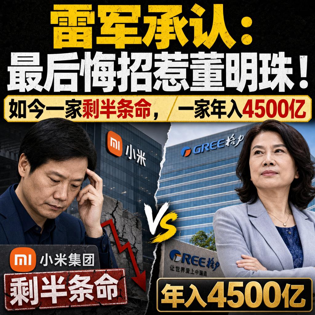 小米空调增速53.9%，格力却进了特斯拉供应链。
谁输谁赢，13年后才看明白。