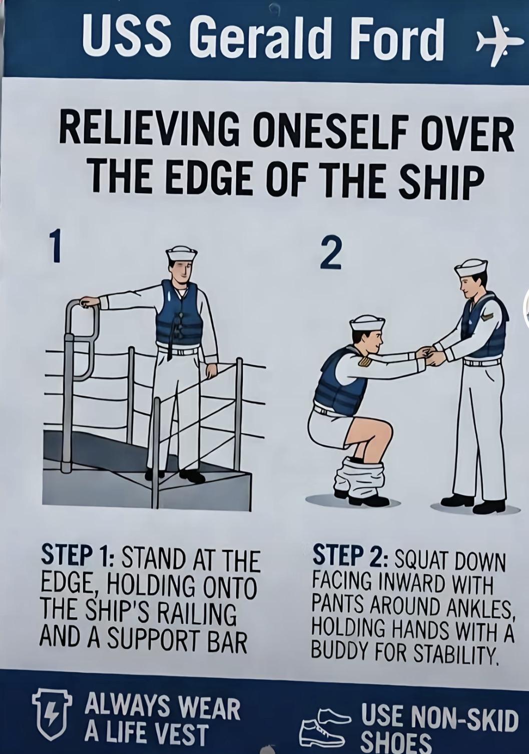 哈哈哈哈哈哈，美航母厕所失灵了，全世界网友简直操碎了心，生怕好几千人憋出病来，于