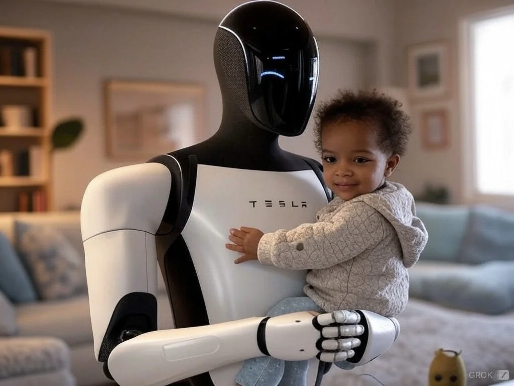 特斯拉Optimus 擎天柱能帮你省下一大笔保姆费。